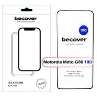 Скло захисне BeCover 10D Motorola Moto G86 Black (713743)
