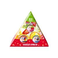 Бомбочка для ванны AquaShine Rainbow Набор Bath Sweets Коллекция ароматов 3 x 100 г (4820240940708)