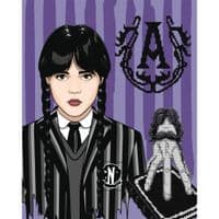 Картина по номерам Santi Wednesday Gothic duo 40х50 см, алмазная мозаика (954993)