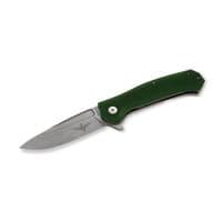 Нож Maserin Police, N690, G10+титан, зеленый (680/G10V)