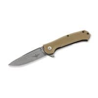 Нож Maserin Police, N690, G10 + титан, койот (680/G10CY)