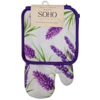 Кухонний текстиль SOHO Наб. Прихватка+Рукавичка бавовна 100% Flover