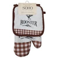 Кухонний текстиль SOHO Наб. Прихватка+Рукавичка бавовна 100% Rooster