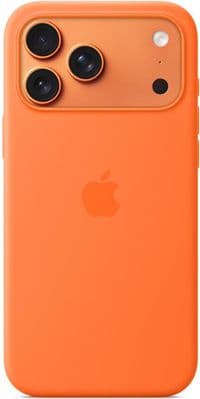 Силіконовий чохол для iPhone 17 Pro Max з MagSafe - помаранчевий, модель A3560
