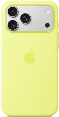 iPhone 17 Pro Max Silicone Case with MagSafe - Neon Yellow,Model A3560