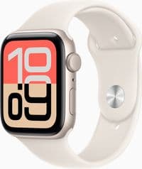 Apple Watch SE 3 GPS + Cellular 44mm Starlight Aluminium Case with Starlight Sport Band - S/M,Model A3328