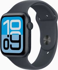 Apple Watch SE 3 GPS 44mm Midnight Aluminium Case with Midnight Sport Band - S/M,Model A3325