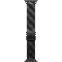 49mm Black Titanium Milanese Loop - Large