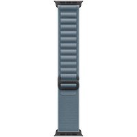 49mm Light Blue Alpine Loop - Large - Black Titanium Finish
