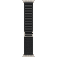 49mm Black Alpine Loop - Large - Natural Titanium Finish