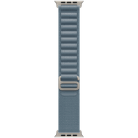 49mm Light Blue Alpine Loop - Small - Natural Titanium Finish