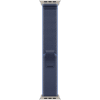 49mm Blue/Bright Blue Trail Loop - M/L - Natural Titanium Finish