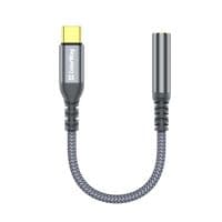 Переходник USB-C to 3.5mm F 0.14m grey ColorWay (CW-AD-CJ)