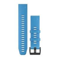 Ремінець Garmin для Fenix 5 Plus 22mm QuickFit Cyan Blue Silicone Band (010-12740-03)