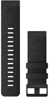 Ремінець Garmin для Fenix 6x 26mm QuickFit Heathered Black Nylon bands (010-12864-07)