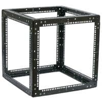 Стійка-кронштейн Cube 19" 9U 550х550х550 мм, посилена, чорна, CMS