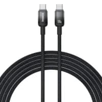 Кабель Baseus Discolor Series Fast Charging Cable USB-C to USB-C 100W 1m Cluster Black