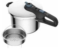 Скороварка Tefal Secure Trendy, 8л, з паровим кошиком, нержавіюча сталь, пластик