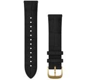 Ремінь Garmin Quick Release Vivomove Luxe Band 20mm, шкіряний ремінець, чисте золото/чорний (010-12924-22)