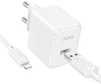 Зарядний пристрій HOCO CS11A Ocean single port charger set(iP) White