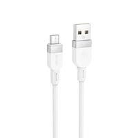 Кабель HOCO X109 Energy силіконовий зарядний кабель Micro (L=1M) білий
