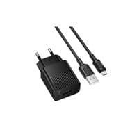 Сетевое зарядное устройство BOROFONE BAS71A Source single-port charger set(Micro) Black
