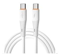 Кабель WUW-X225 Type-C to Type-C PD 65W white