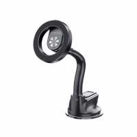 Автомобільний магнітний тримач CANYON OnGrip 12 з присоском + вентиляційним отвором Чорний