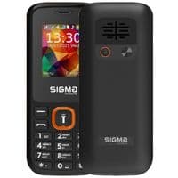 Мобільний телефон Sigma mobile X-style 171 Mini, Black-orange, 2 Mini-SIM + Micro-SIM, дисплей 1.77" кольоровий (128x160), SC6531E, MicroSD (до 32 ГБ), FM, BT, Cam 0.3Mp, 800 mAh