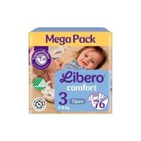 Подгузники Libero Comfort Размер 3 (5-8 кг) 76 шт (7310361157422)