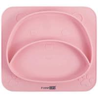 Тарелка детская FreeON Bear, силиконовая, pink (39692)