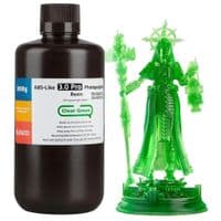 Фотополимерная смола ELEGOO Resin, ABS-like 3.0 pro 1кг, transparent green (50.103.0254)