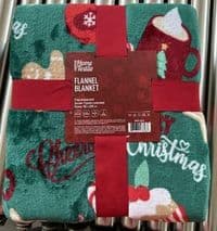 Плед Ardesto Christmas Flannel 160х200см, 100% поліестер, різдвяні смаколики