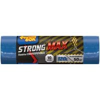 Пакеты для мусора Фрекен БОК Strong MAX Многослойные Зелено-черные 120 л 10 шт. (4823071605310)
