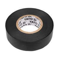 Ізоляційна стрічка Yato 15 ММ X 20 М X 0,13 ММ, чорна (YT-8159)