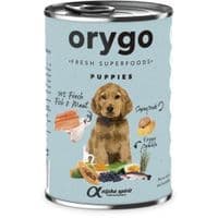 Консерви для собак Orygo Puppies вологий корм для щенят з лососем 400 г (8436586312299)