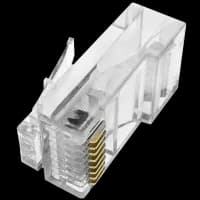Конектор сполучний неекранований (упаковка 100 шт) RJ45 кат. 5e
