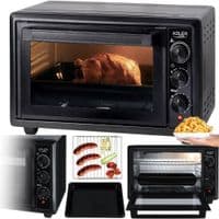 Духовка электрическая настольная Adler AD 6023 26 л домашня печь для кухни на 1,5 кВт с конвекцией и осветлением