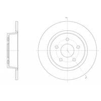 Гальмівний диск REMSA 61459.00