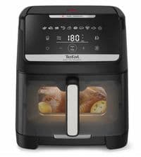 Мультипіч Tefal Easy Fry Silence XXL, 1800Вт, чаша-7, сенсорне керув., 10 програм, з віконцем, пластик, чорний