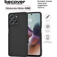 Чехол для мобильного телефона BeCover Silicone Motorola Moto G56 Black (713766)