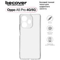 Чехол для мобильного телефона BeCover Silicone Oppo A5 Pro 4G/5G Transparent (713787)