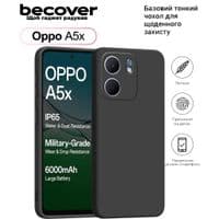 Чохол до мобільного телефона BeCover Silicone Oppo A5x 4G/5G Black (713788)