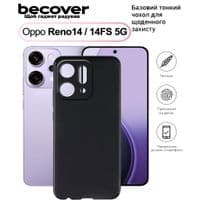 Чехол для мобильного телефона BeCover Silicone Oppo Reno14/14FS 5G Black (713791)