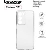 Чехол для мобильного телефона BeCover Silicone Realme C71 Transparent (713780)
