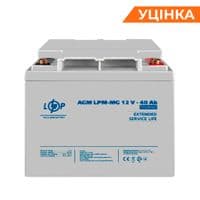 Распродажа! (3874) Аккумулятор мультигелевый AGM LPM-MG 12V - 40 Ah 09/2023