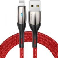 Дата кабель USB 2.0 AM to Lightning 1.0m 2.4A red Baseus (CALSP-B09)