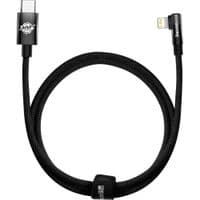 Дата кабель USB-C to Lightning 1.0m 20W 90° corner black Baseus (CAVP000201)