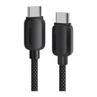 Кабель для передачи данных USB-C - USB-C 1,0 м 100 Вт черный Essager (EXCTT1-WL01-P)