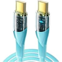 Кабель для передачи данных USB-C - USB-C 1,0 м 100 Вт синий Essager (EXCTT1-XJ03-P)